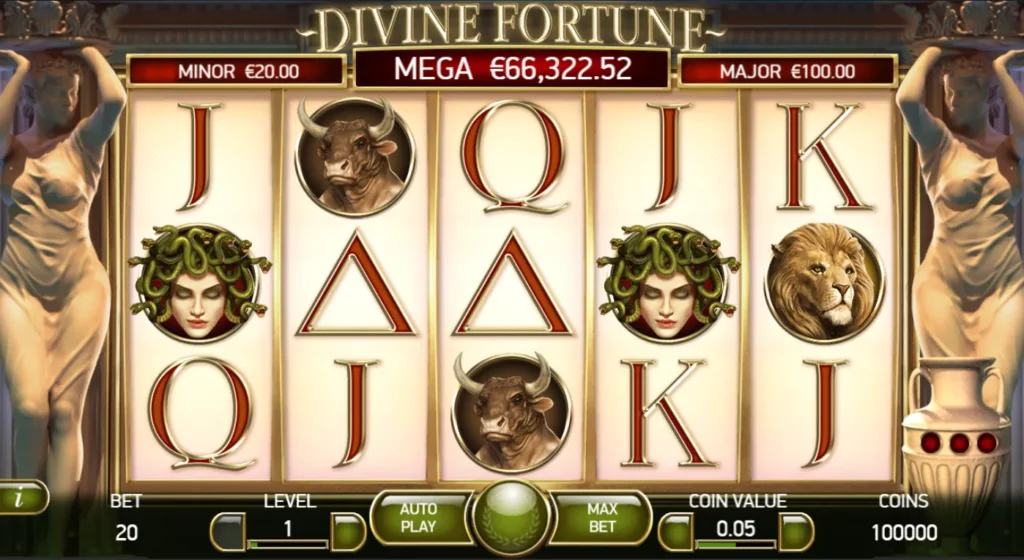 Игровой автомат Divine Fortune в онлайн казино Алтын